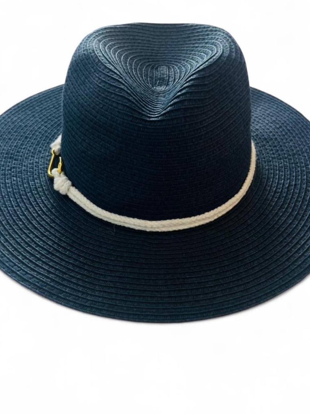 Charming Charlie Women's Navy and White Hat
